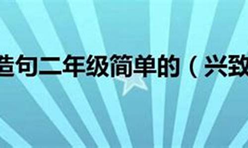 兴致勃勃造句二年级 小学生_兴致勃勃造句二年级小学生